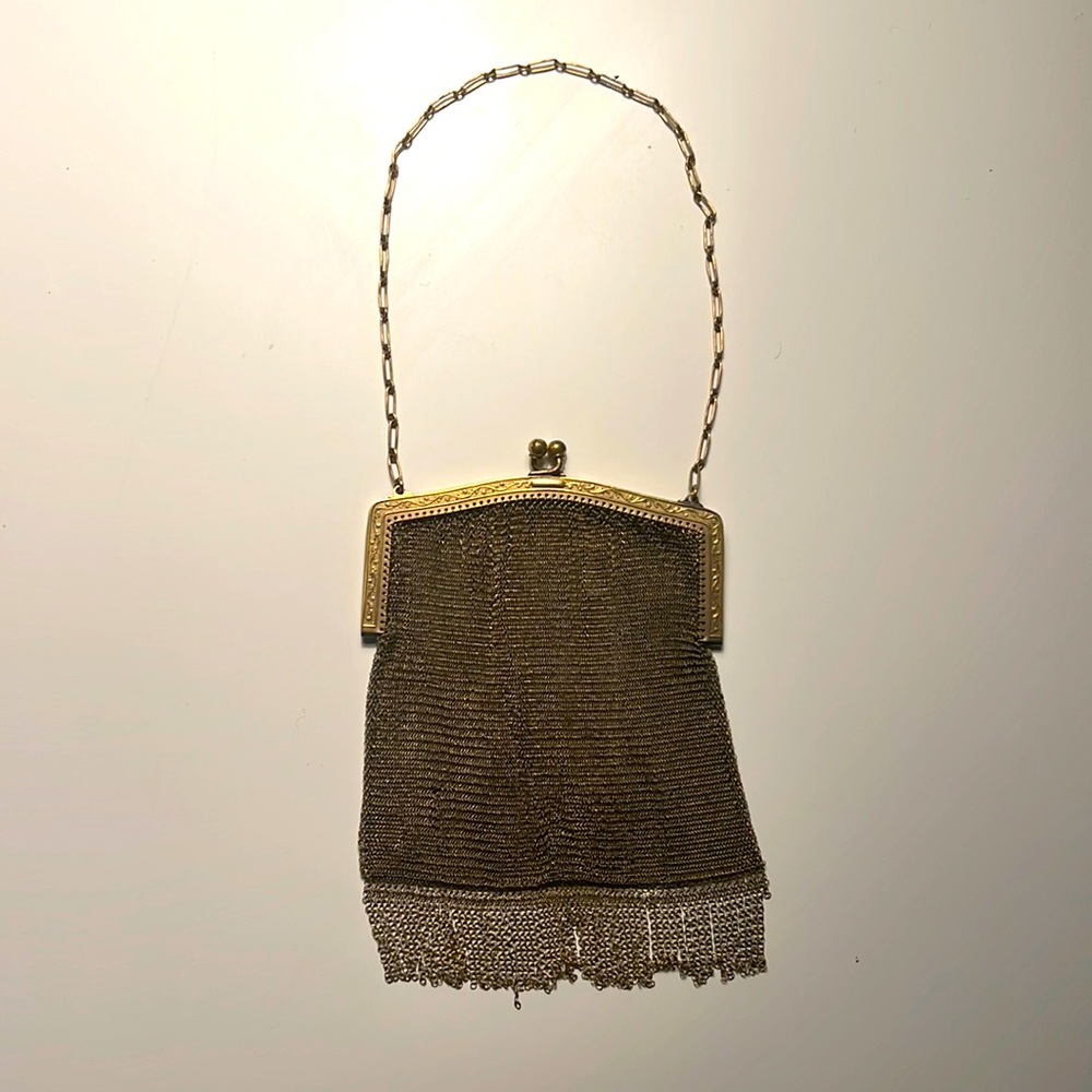 1920s Whiting & Davis Vintage Mesh Flapper purse